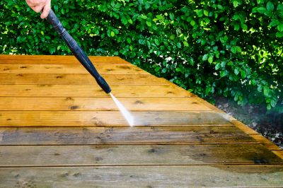 Spring Deck Cleaning