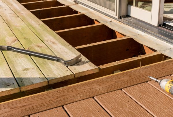 Cost of Old Deck Repair in Clayton